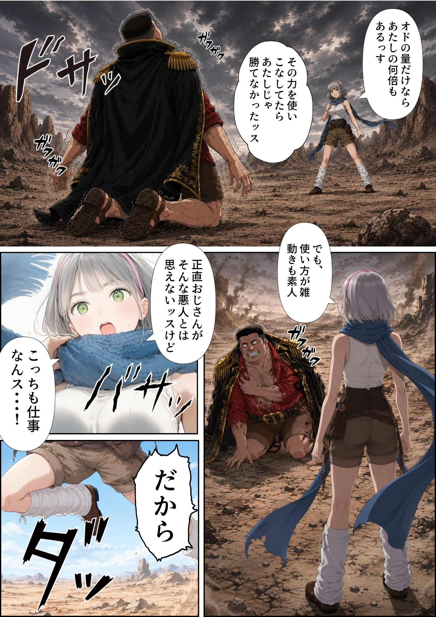 【銀髪の賞金稼ぎ編】追放された種付けおじさん、辺境でハーレム悪徳領主になる第2巻73
