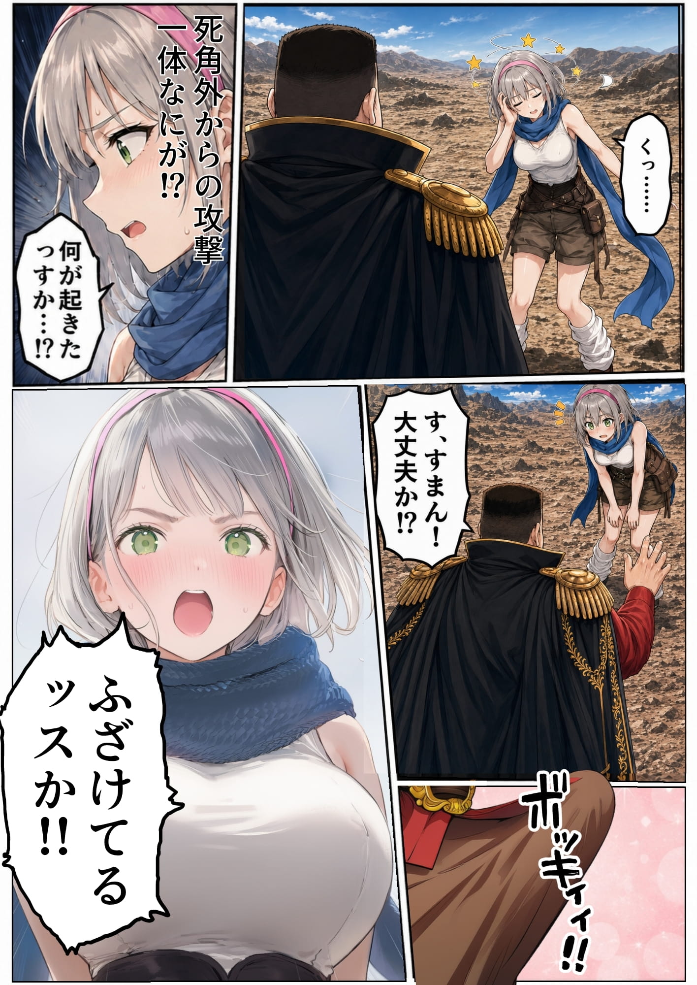 【銀髪の賞金稼ぎ編】追放された種付けおじさん、辺境でハーレム悪徳領主になる第2巻75