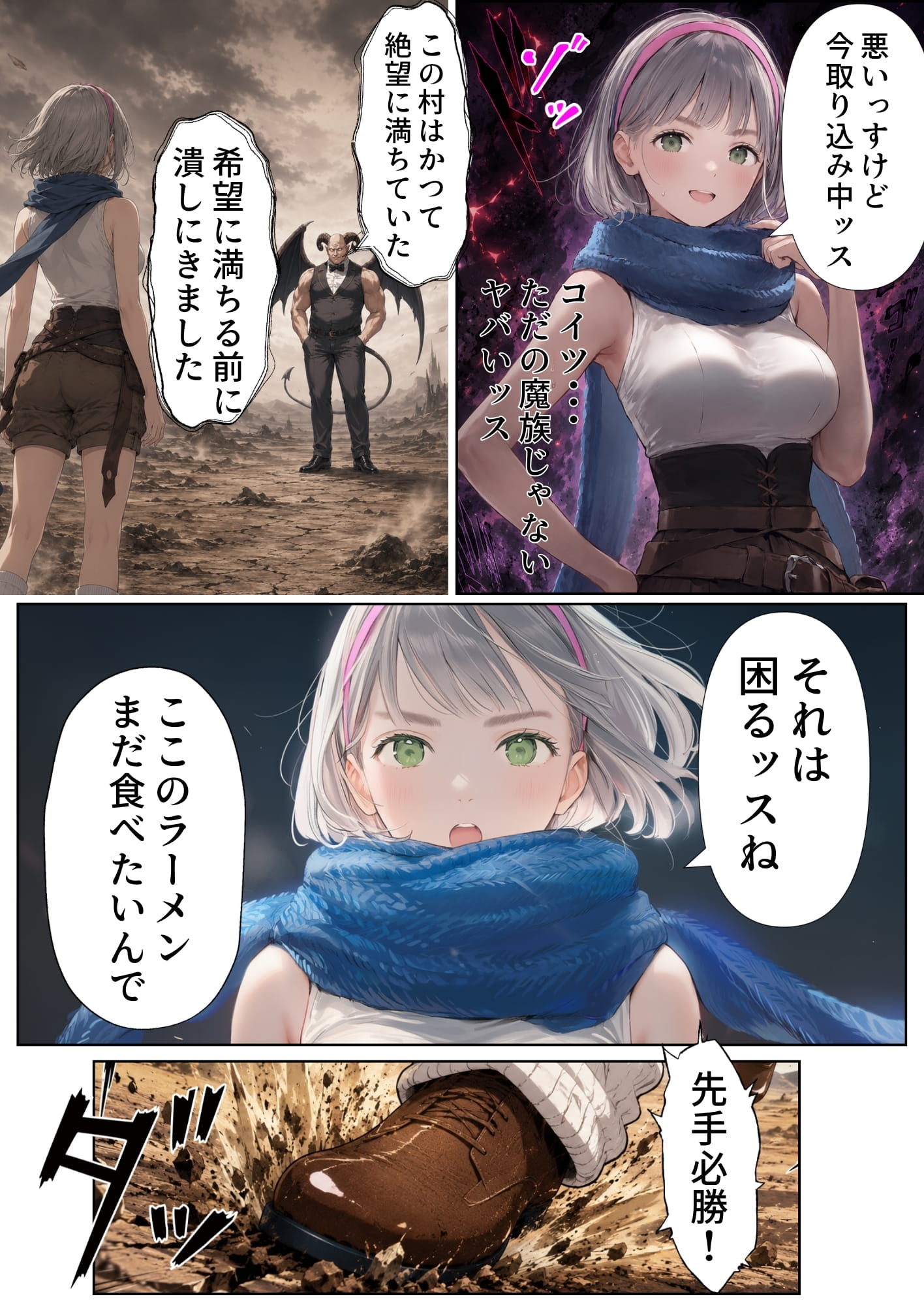 【銀髪の賞金稼ぎ編】追放された種付けおじさん、辺境でハーレム悪徳領主になる第2巻82