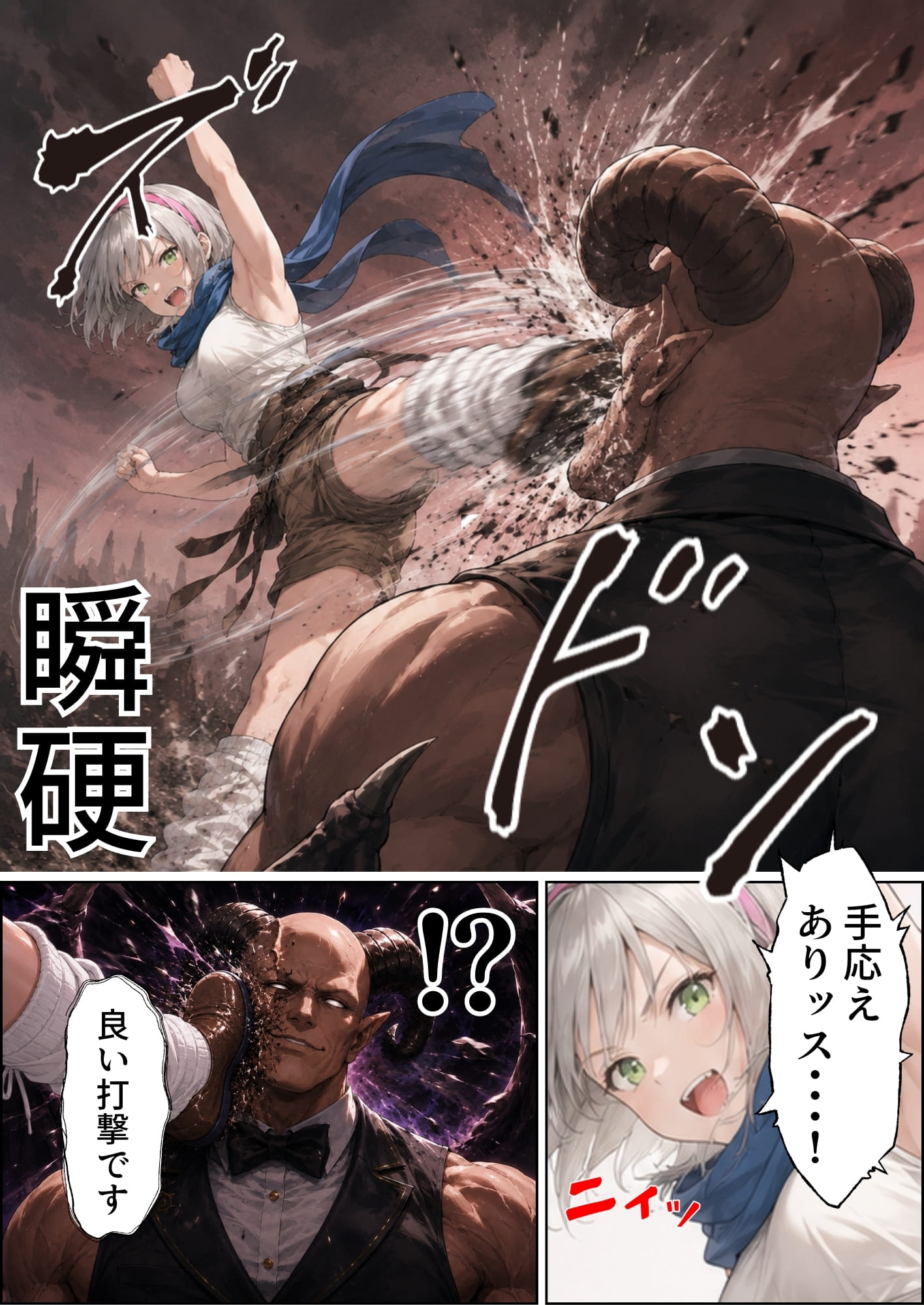 【銀髪の賞金稼ぎ編】追放された種付けおじさん、辺境でハーレム悪徳領主になる第2巻83