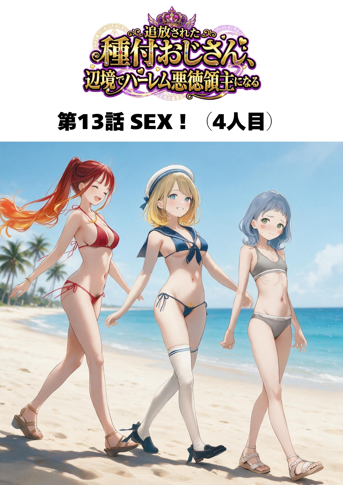 【銀髪の賞金稼ぎ編】追放された種付けおじさん、辺境でハーレム悪徳領主になる第2巻94