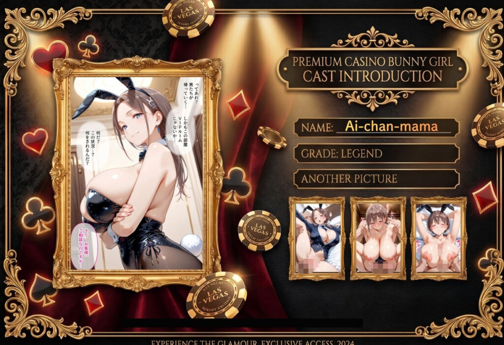 カジノで大勝利！VIP専用 バニーガールを朝までハメまくる話 月〇日のたわわ編5